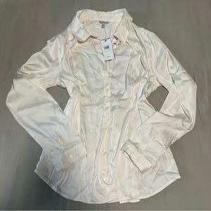 GUESS satin shirt - white